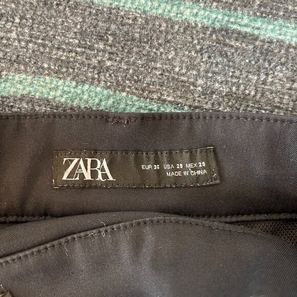 Zara Men's Black Casual Technical Dress Pants - Picture 6 of 6